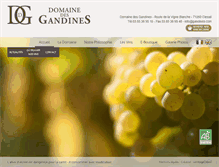 Tablet Screenshot of gandines.com